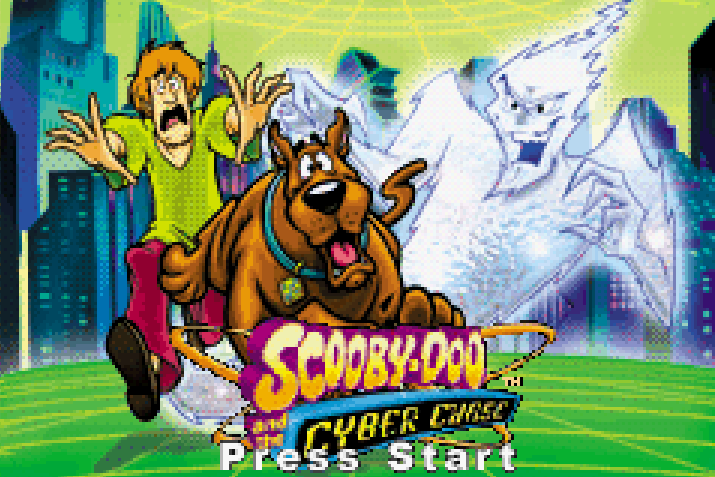 Scooby Doo and the Cyber Chase Title Screen